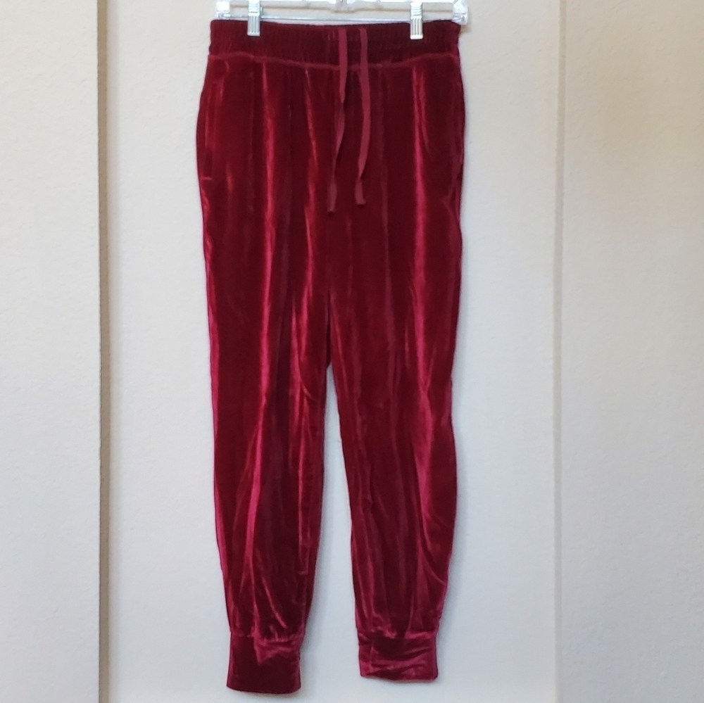 Fabletics Velvet Joggers.  Size S